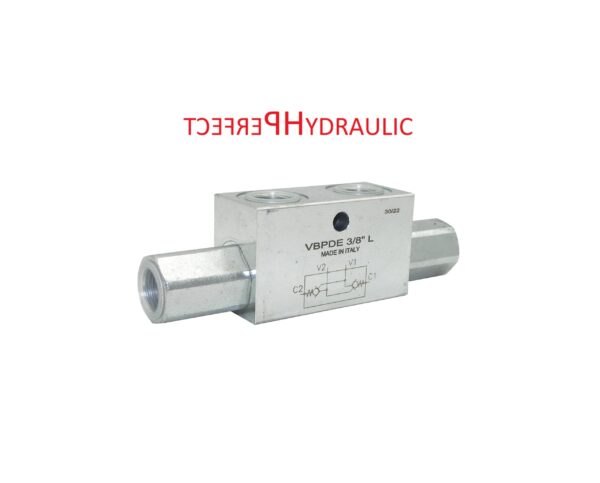 Hydraulic check block check valve VBPDE | 1/4 | 20L/min | 350 bar VRDE 1/4