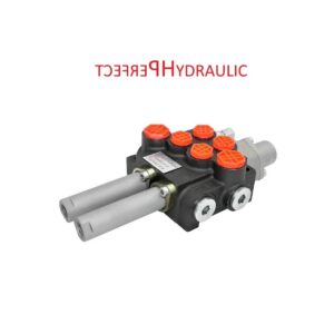 2 section hydraulic directional control valve controlled with the Bowden cables 40L double acting DA 2xfloating section
