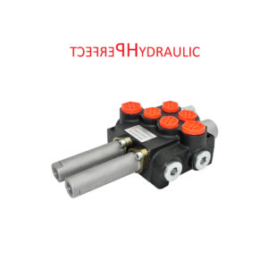 2 section hydraulic directional control valve controlled with the Bowden cables 40L double acting DA