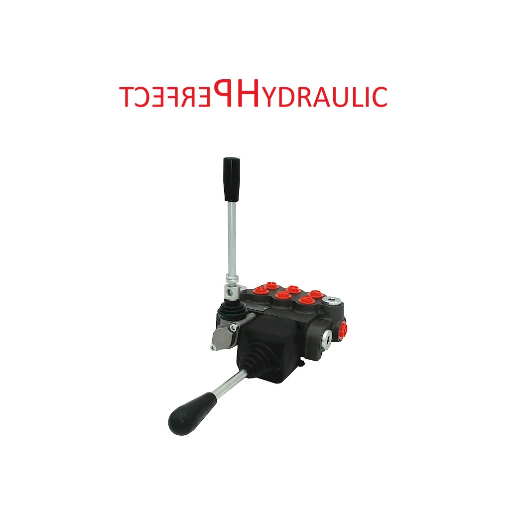 Handhebelventil Hydraulik Handsteuerventil mit 3 Hebel 40l/min - Le-tehnika  Hydraulik
