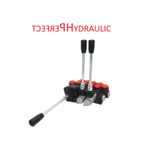 4 section hydraulic directional control valve 80L double acting DA with joystick