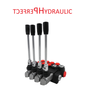 Handsteuerventil Handhebelventil Hydraulik 40L 4-fach für 3xDW 1xEW Zylinder