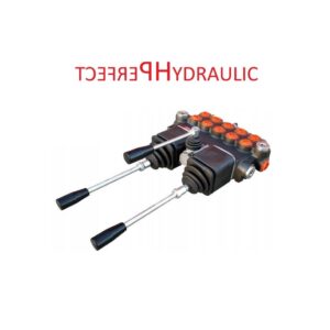 5 section hydraulic directional control valve 40L double acting DA with 2 joysticks