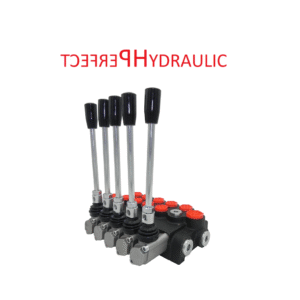 Handsteuerventil Handhebelventil Hydraulik 40L 5-fach für 4xDW 1xEW Zylinder