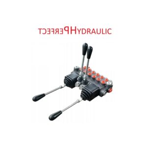 6 section hydraulic directional control valve 40L double acting DA with 2 joysticks