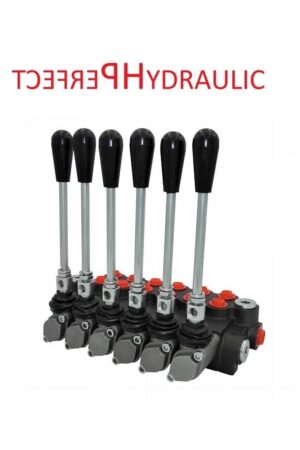 Handsteuerventil Handhebelventil Hydraulik 40L 7fach für Doppelwirkende  zylinder 