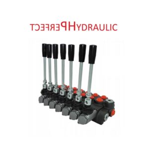 Handsteuerventil Handhebelventil Hydraulik 40L 7fach für Doppelwirkende zylinder