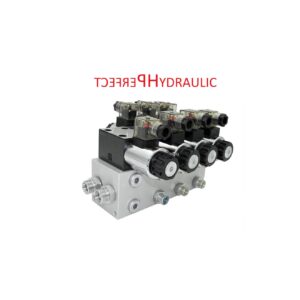 Hydraulikventil Steuerventil 3 Sektion CETOP 03 NG6 60l/min Grundplatte DBV