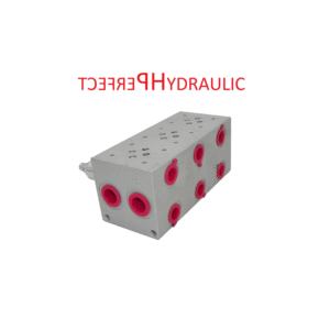 Cetop 3 NG 06 Grundplatte 3 Sektionen Anschlussplatte mit DBV 3 fach Hydraulik