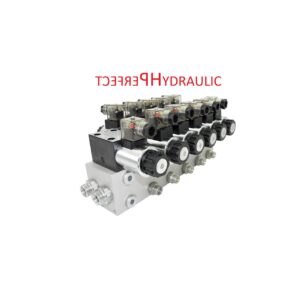 Hydraulikventil Steuerventil 5 Sektion CETOP 03 NG6 60l/min Grundplatte DBV