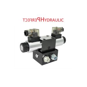 Hydraulikventil 4/3-Wegeventil 1 Sektion CETOP 05 NG10 mit Grundplatte DBV