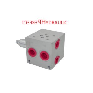 Cetop 3 NG 06 Grundplatte 1Sektion- Anschlussplatte mit DBV 1 fach für Hydraulik PTB