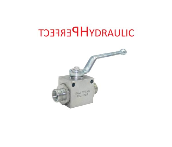 Hydraulic high pressure ball valve 2-way M22x1.5