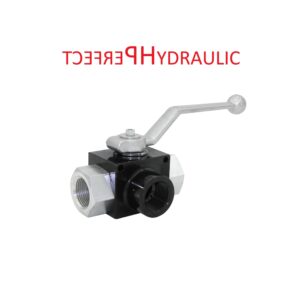 Hydraulik Hochdruck Kugelhahn 3 Wege G 1"