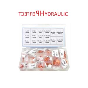 Copper washers copper rings set 220 pieces sealing rings