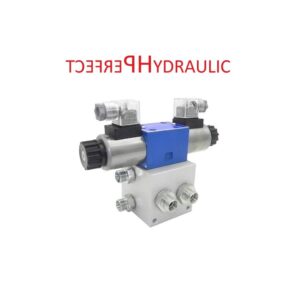 Hydraulikventil 4/3-Wegeventil 1 Sektion CETOP 03 NG6 mit Grundplatte PTB