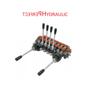 Hydraulikventil Forstkran Rückewagen Ventil 90L 8-fach Kreuzhebel Forstmaschinen