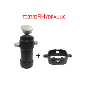 Teleskopzylinder 4-stufig Ø105/90/75/60mm 1300hub Kugelpfanne Kardanring