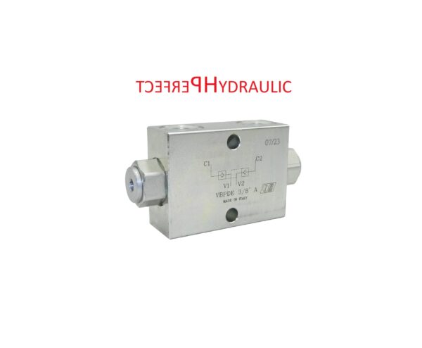 Hydraulisch sperrblock sperrventil VBPDE A | BSP 3/8'' | 30L/min | 350bar
