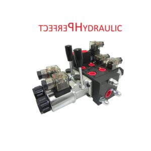Handsteuerventil Handhebelventil 40L 24V 2fach elektrisch oder Hebel PSRMWE 2