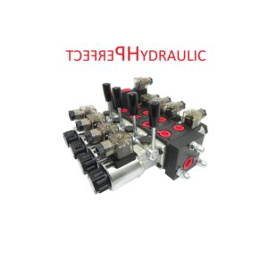 Handsteuerventil Handhebelventil 40L 24V 4fach elektrisch oder Hebel PSRMWE 4