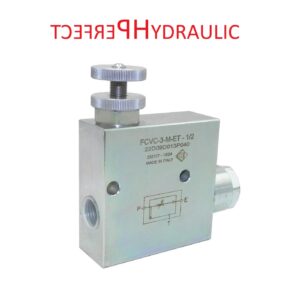 Hydraulik-durchflussregelventil RFP3 1/2 " mit überschüssigem ölablass