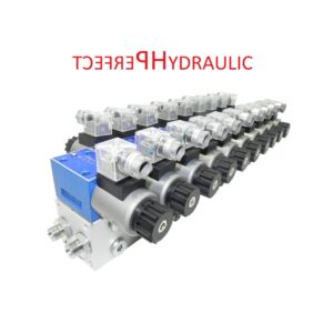 Hydraulikventil Steuerventil 9 Sektion CETOP 03 NG6 60l/min Grundplatte DBV