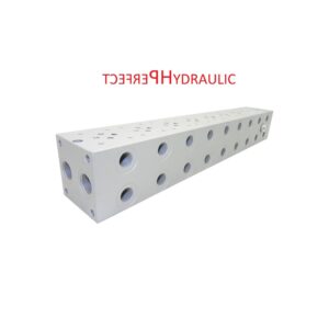 Cetop 3 NG 06 Grundplatte 9 Sektionen Anschlussplatte mit DBV 9 fach Hydraulik
