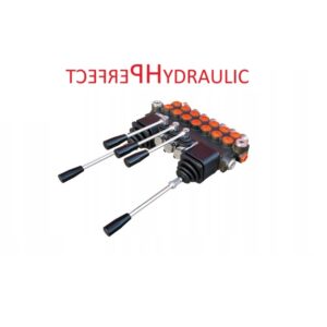 7 section hydraulic directional control valve 40L double acting DA with 2 joysticks