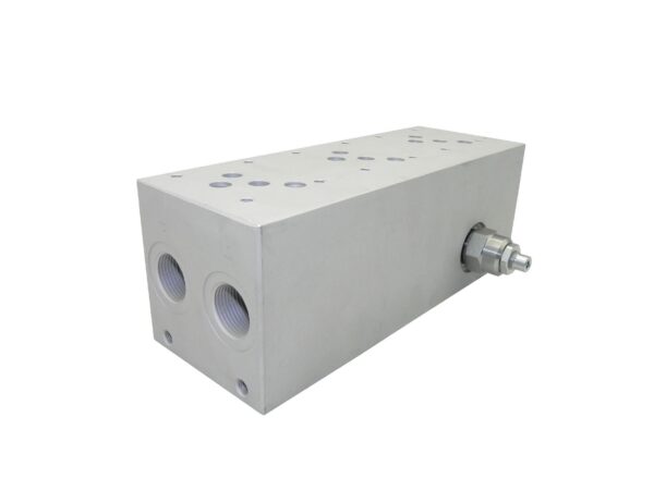 Cetop 5 NG 10 base plate 3 sections connection plate with DBV 3-fold hydraulic - Image 4