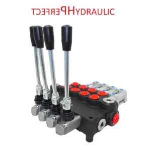 4 sections 40L pneumatically controlled hydraulic distributor